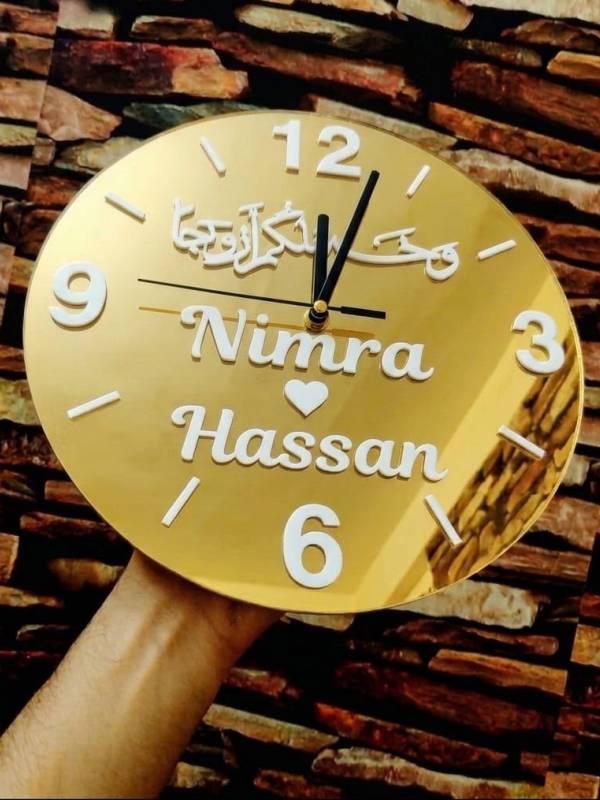 Customized Acrylic Wall Clock